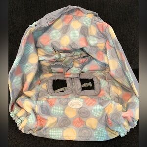 Comfort & Harmony Multicolored Dot Print Baby Shopping Cart Cover
